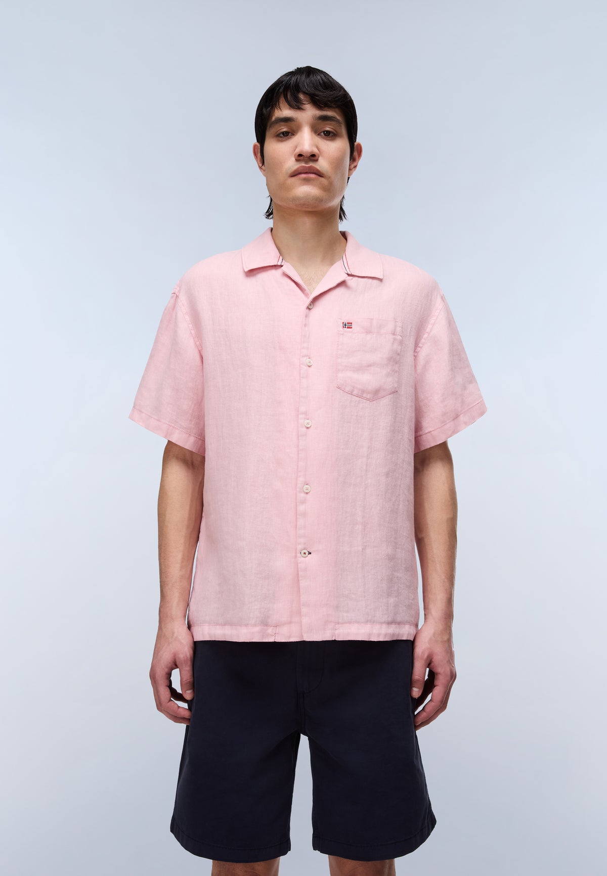 Chemise en Lin pour Homme – Manches Courtes – Légère & Élégante pour l Chemise en Lin pour Homme – Manches Courtes – Légère & Élégante pour l