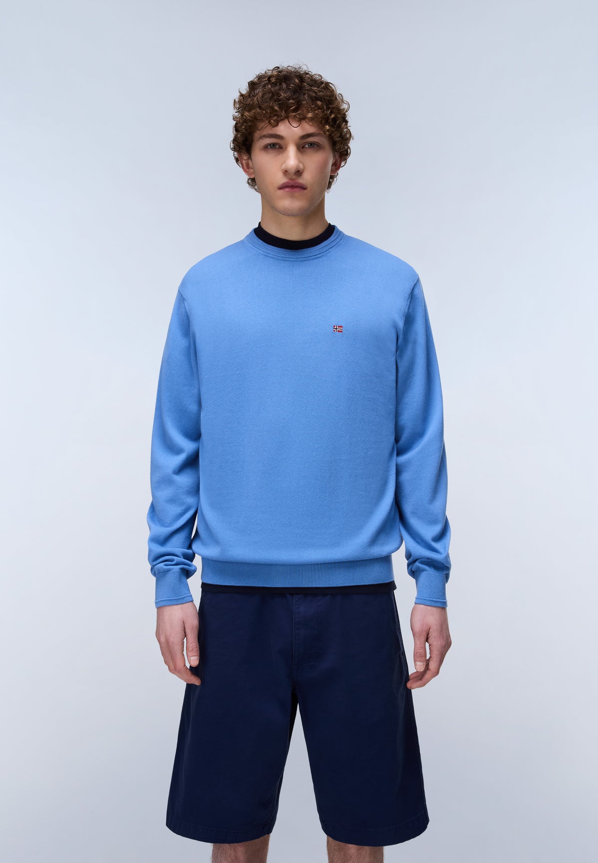 Decatur 2.0 Crew Neck Jumper Light Blue - 2