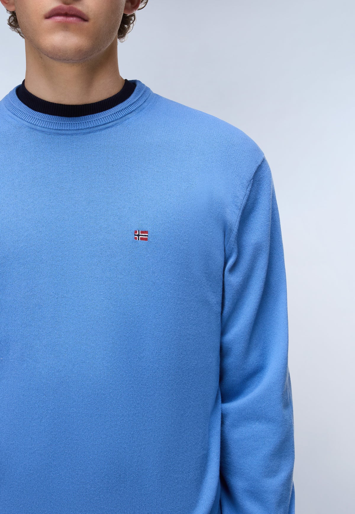 Decatur 2.0 Crew Neck Jumper Light Blue - 4