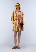 Anions Bermuda Shorts Brown Stripe SEY - 2