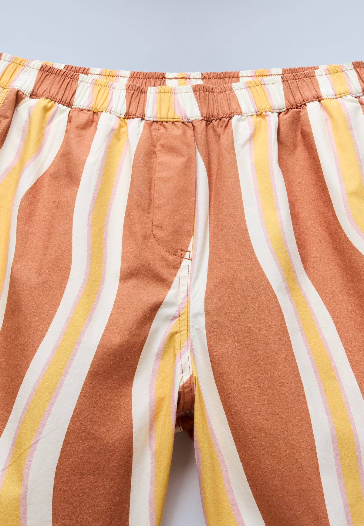 Anions Bermuda Shorts Brown Stripe SEY - 6