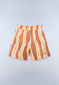 Anions Bermuda Shorts Brown Stripe SEY - 1
