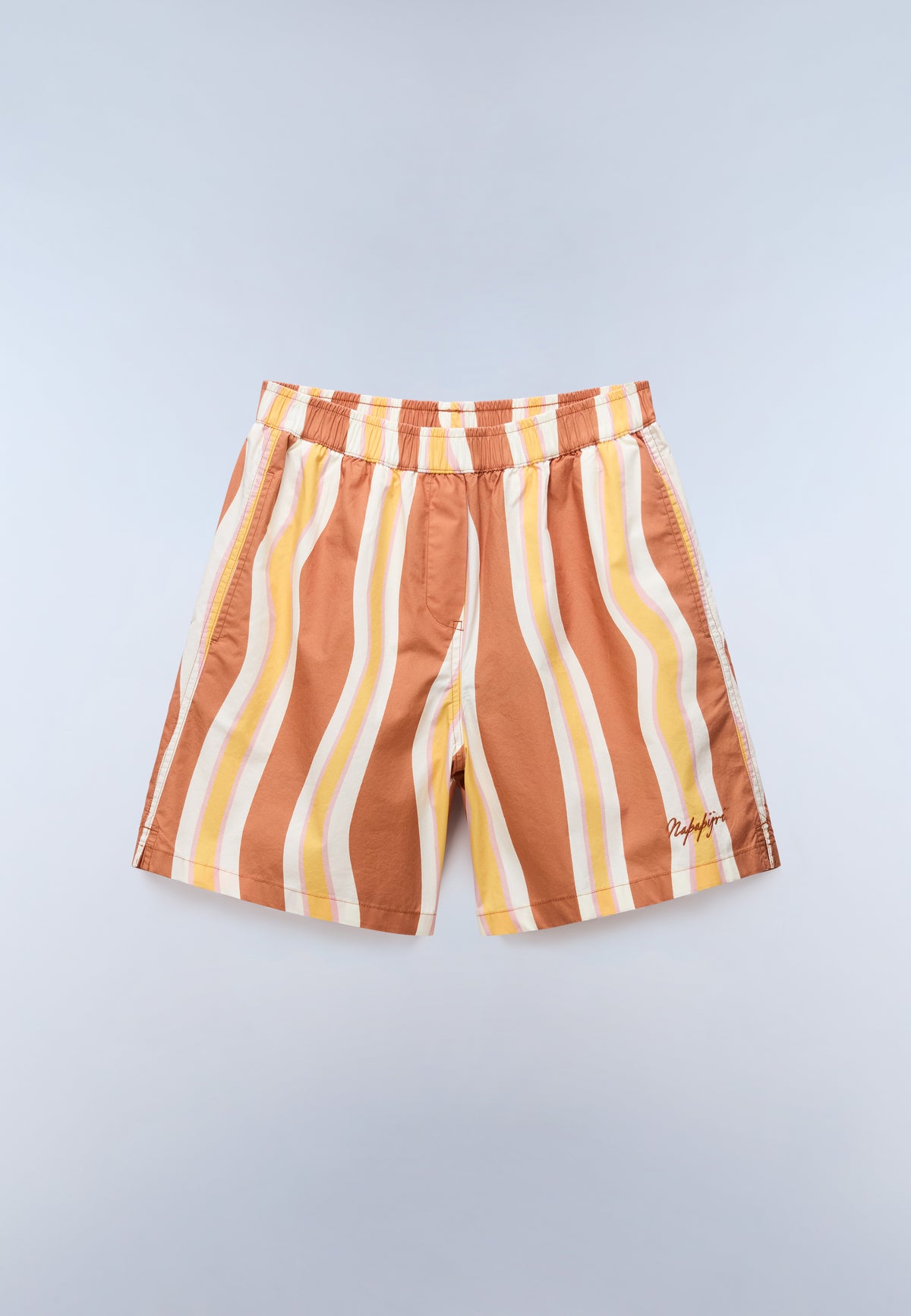 Anions Bermuda Shorts Brown Stripe SEY - 1