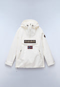 Rainforest Pocket Summer Anorak Jacket White - 1