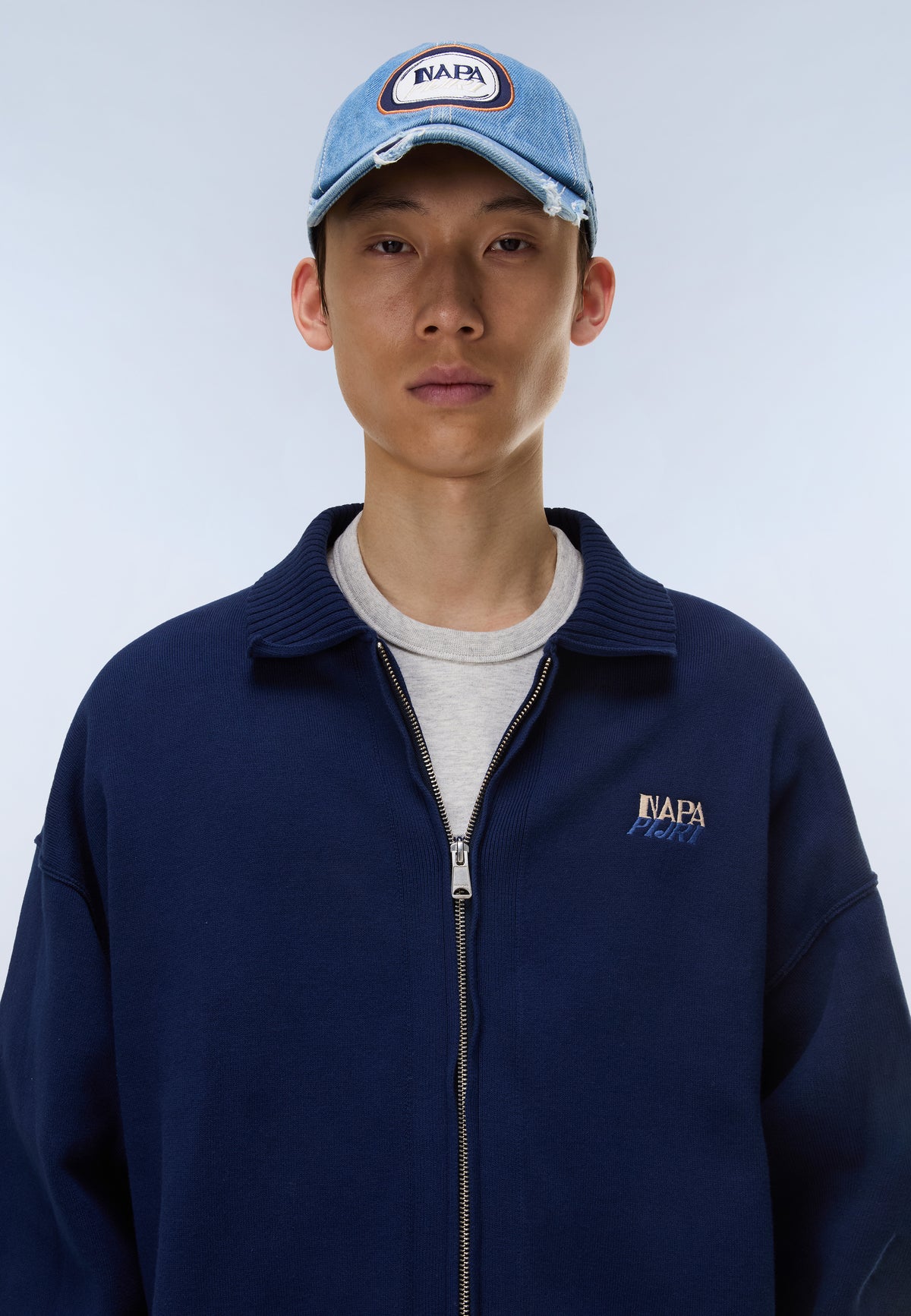 Optical Full-Zip Jumper Blue Academy - 2