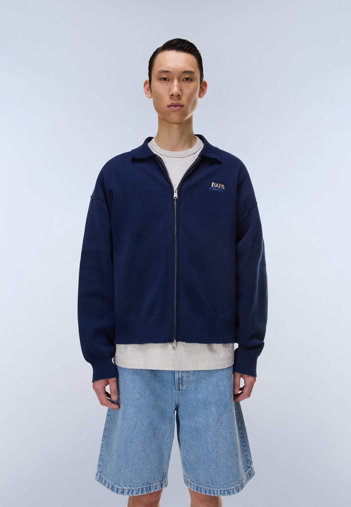 Optical Full-Zip Jumper Blue Academy - 4