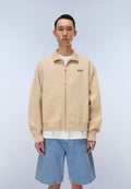 Optical Full-Zip Jumper Beige - 4