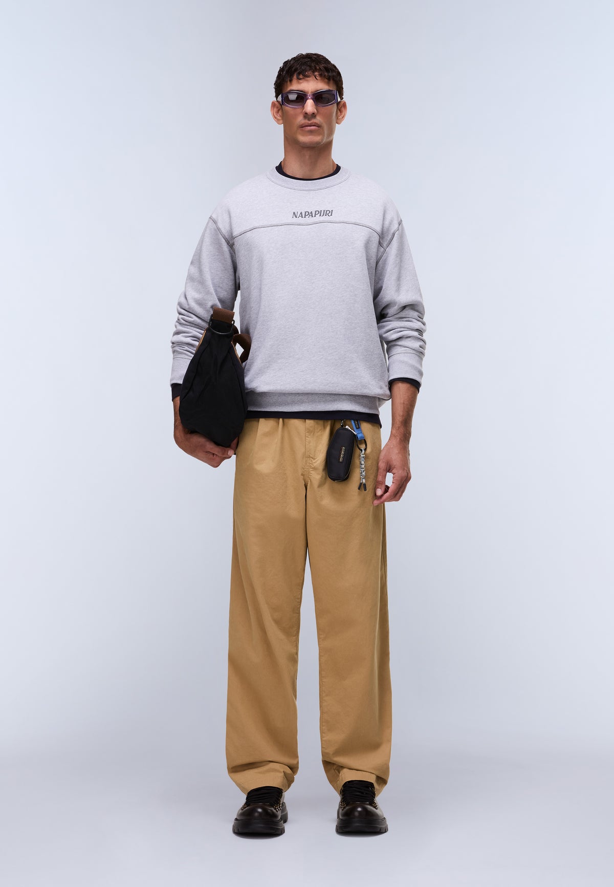 French Terry Sweatshirt Umbra  - 3