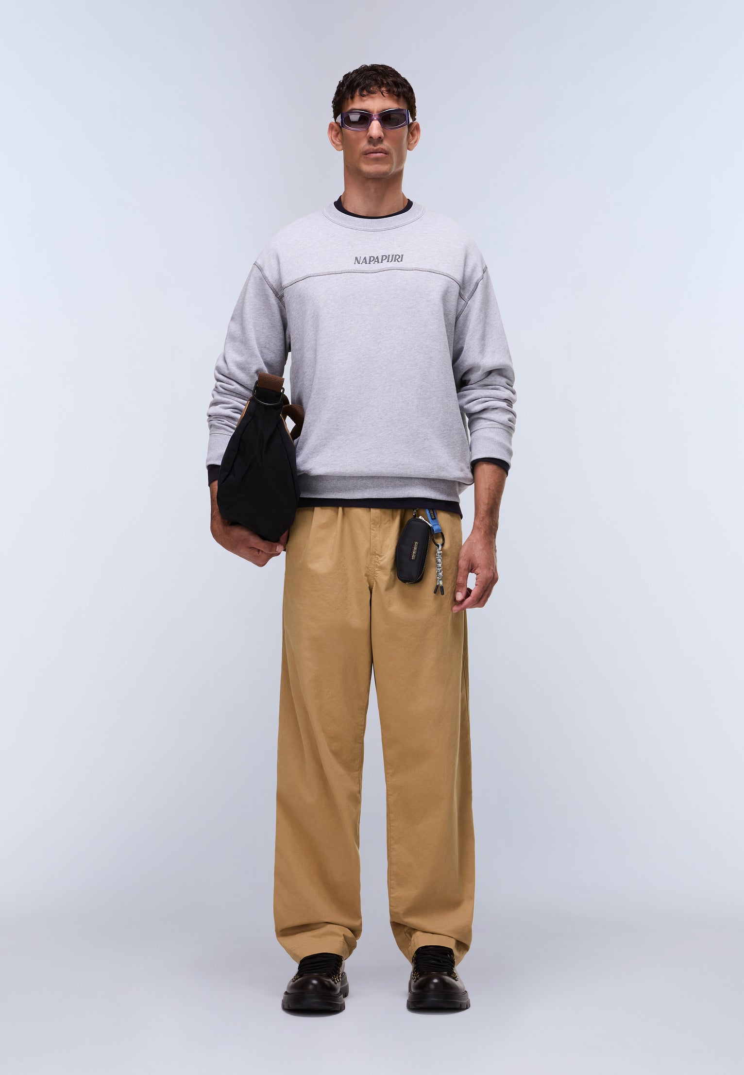 French Terry Sweatshirt Umbra 
