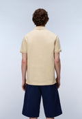 Polo de Punto de Manga Corta Elbas Beige - 3