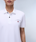 Elbas Short Sleeve Pique Polo Shirt White - 5