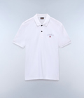 Elbas Short Sleeve Pique Polo Shirt White - 1