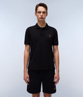 Elbas Short Sleeve Pique Polo Shirt Black - 2