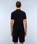 Elbas Short Sleeve Pique Polo Shirt Black - 3