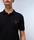 Elbas Short Sleeve Pique Polo Shirt Black - 5