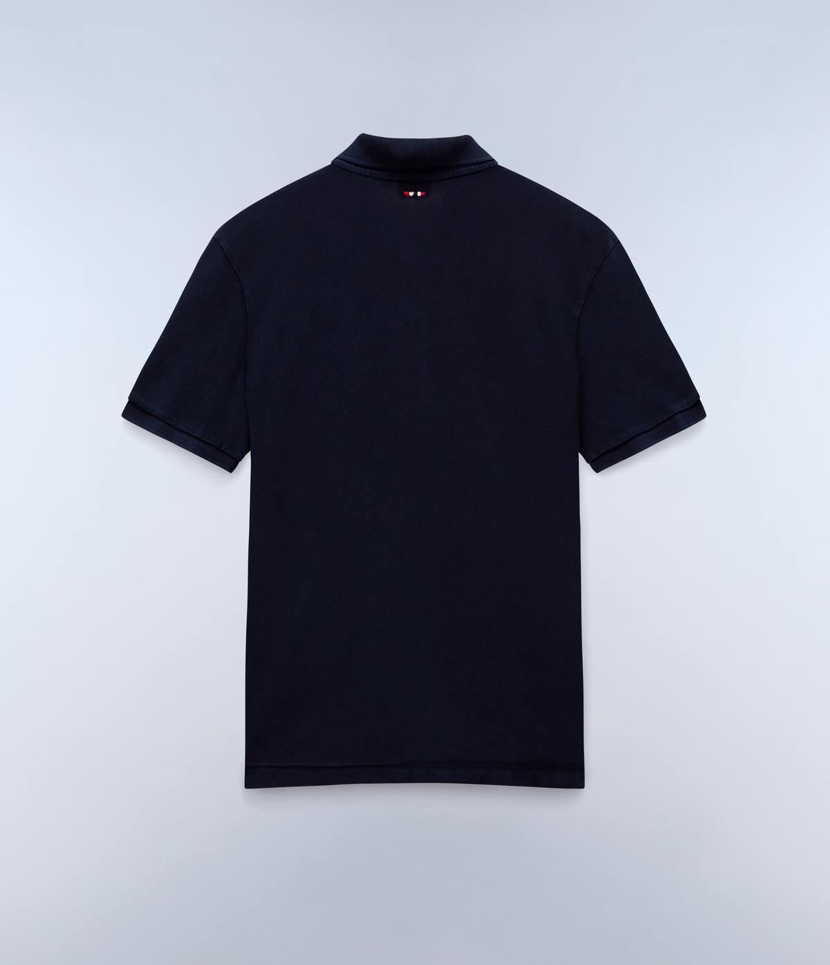 Elbas Short Sleeve Pique Polo Shirt Dark Blue - 4