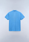Polo de Piqué de Manga Corta Elbas Azul Claro - 5