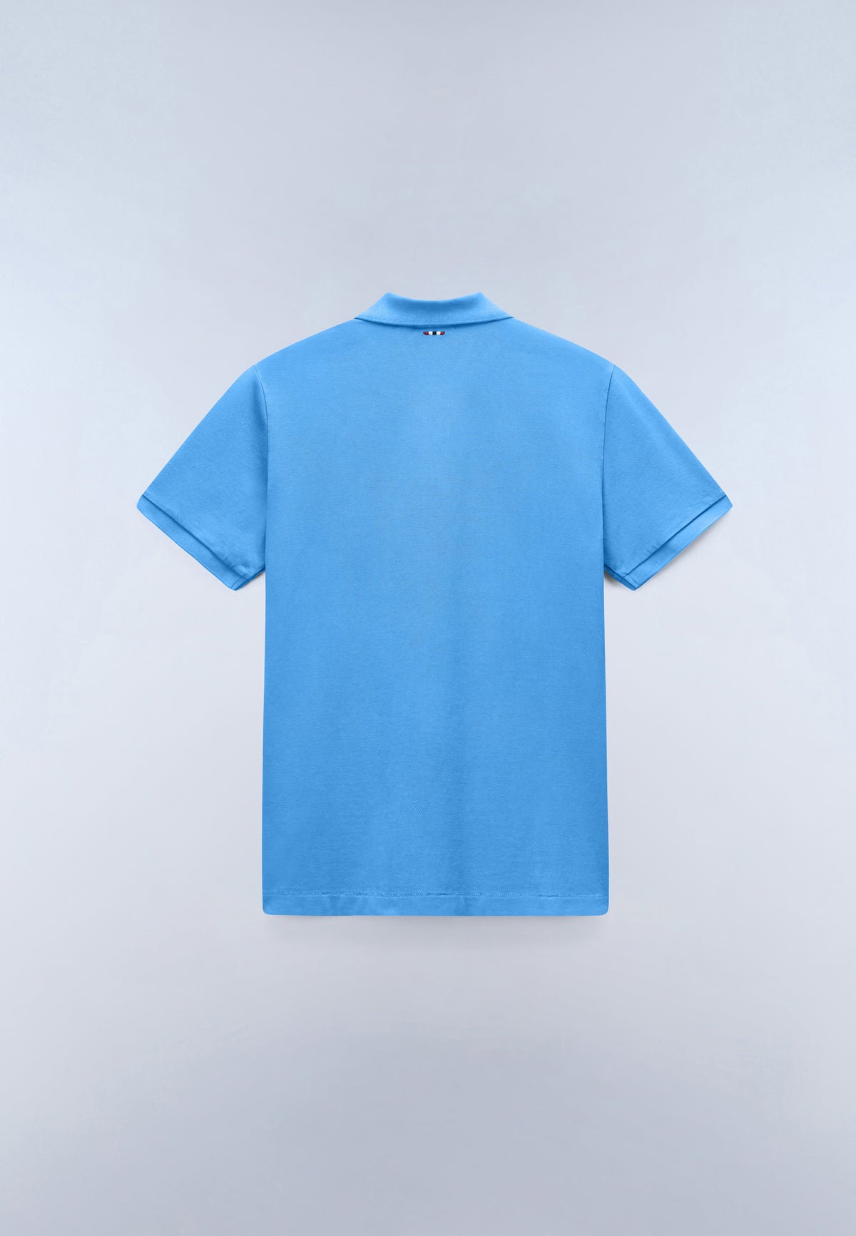 Polo de Piqué de Manga Corta Elbas Azul Claro - 5