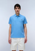 Polo de Piqué de Manga Corta Elbas Azul Claro - 2