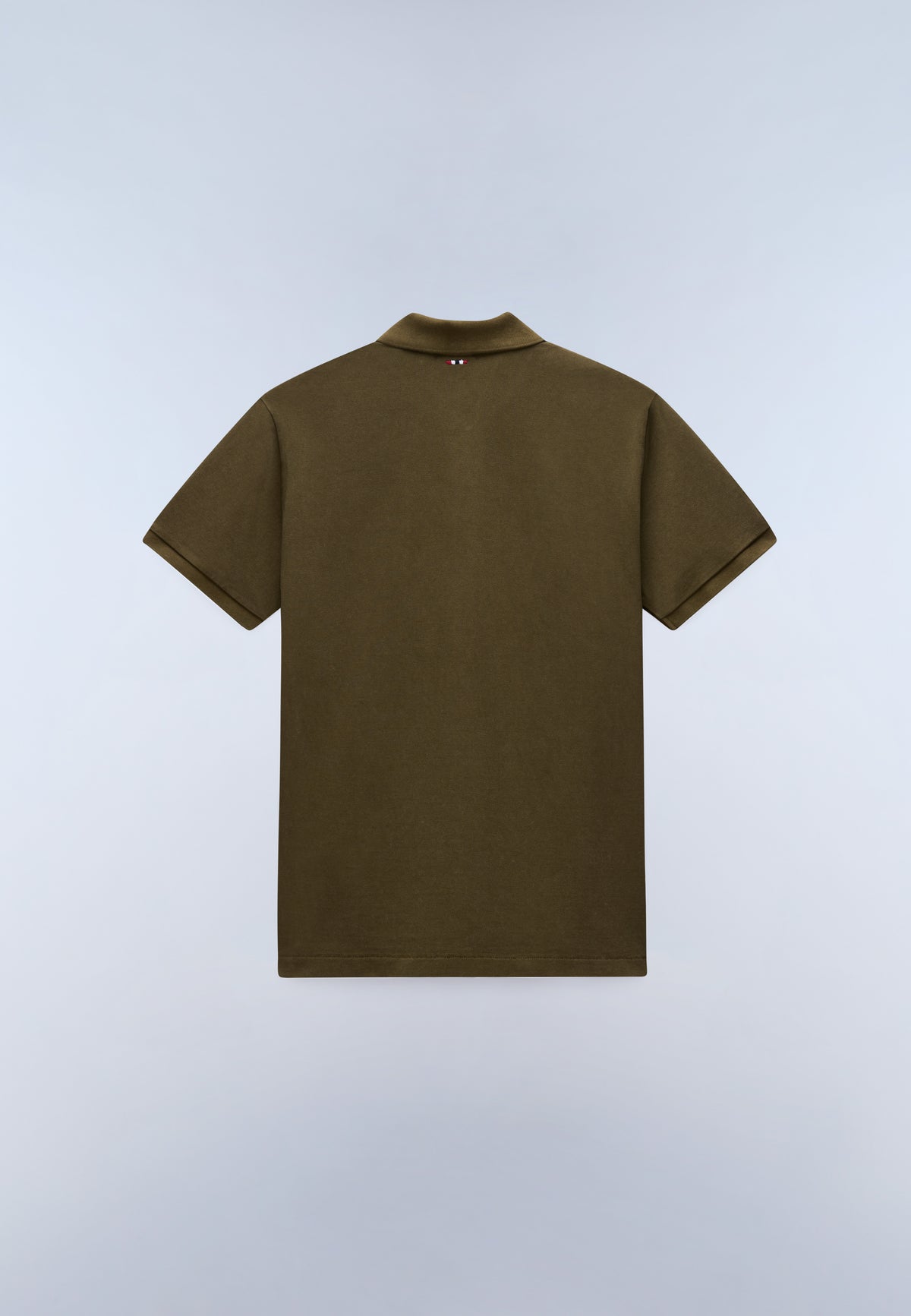 Polo de Piqué de Manga Corta Elbas Verde Oliva Scuro - 5