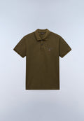 Polo de Piqué de Manga Corta Elbas Verde Oliva Scuro - 1