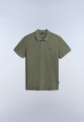 Elbas Short Sleeve Pique Polo Shirt Green Lichen - 1