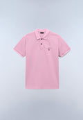 Polo de Piqué de Manga Corta Elbas Rosado - 1