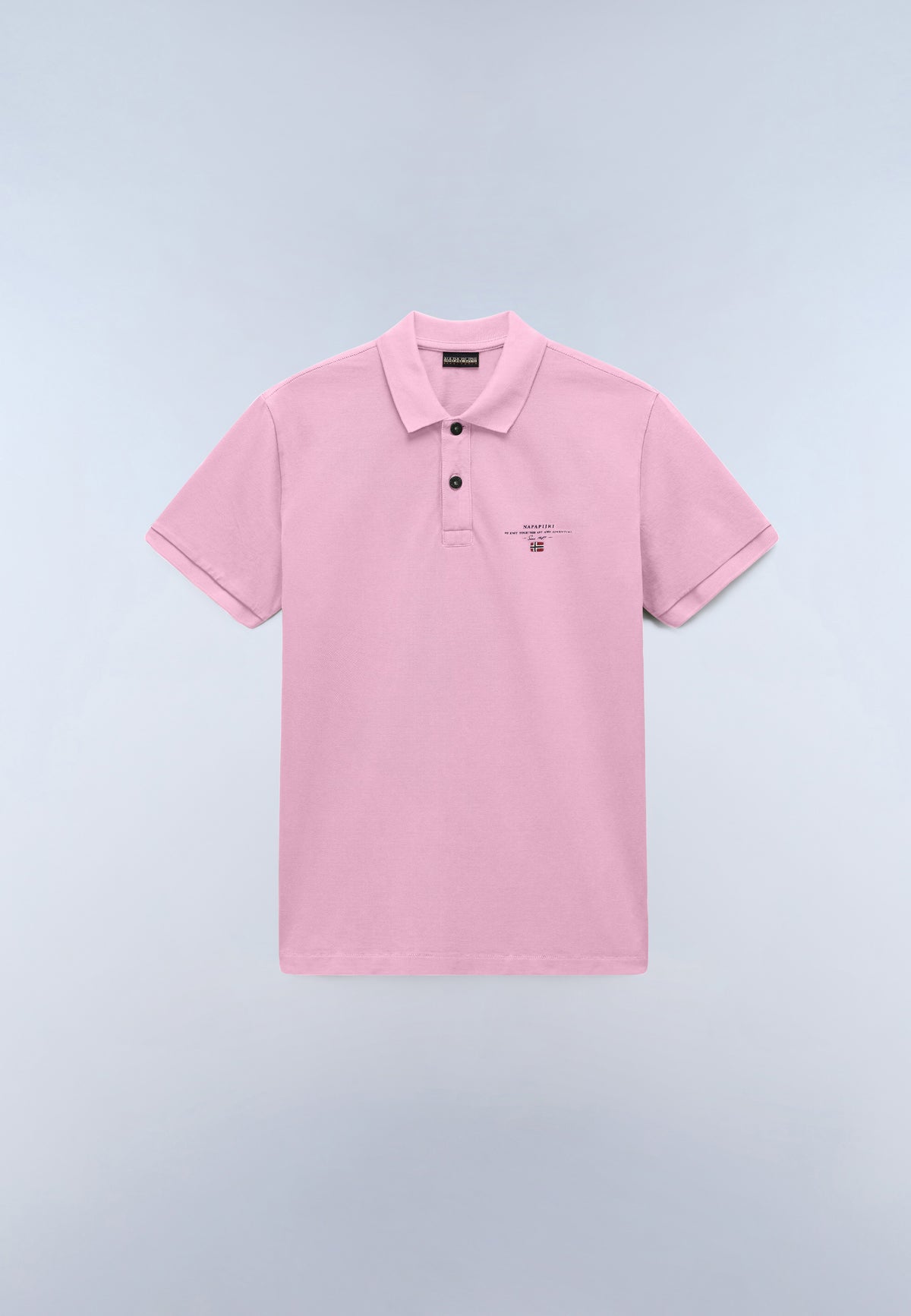Polo de Piqué de Manga Corta Elbas Rosado - 1
