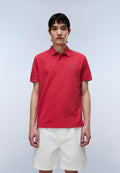 Polo de Piqué de Manga Corta Elbas Rojo - 2