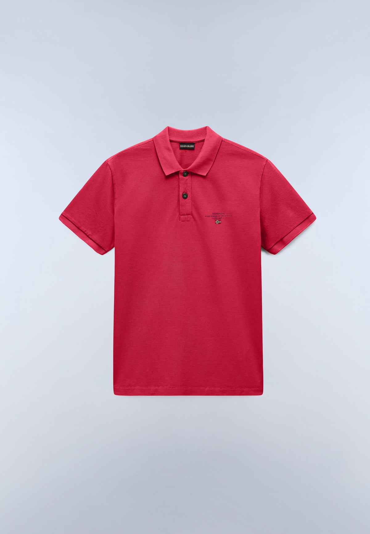 Polo de Piqué de Manga Corta Elbas Rojo - 1