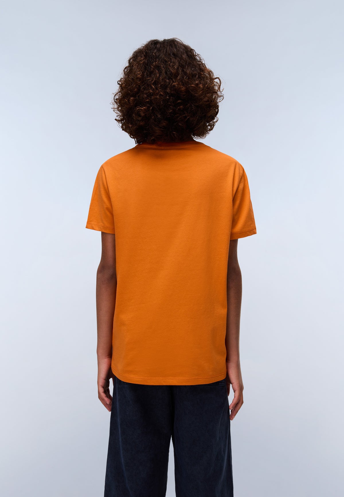 Salis Jersey Short Sleeve T-Shirt (4-16 Years) Orange Pumpkin - 3