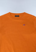 Salis Jersey Short Sleeve T-Shirt (4-16 Years) Orange Pumpkin - 5