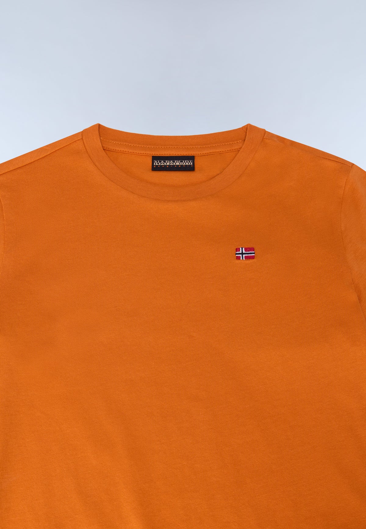 Salis Jersey Short Sleeve T-Shirt (4-16 Years) Orange Pumpkin - 5
