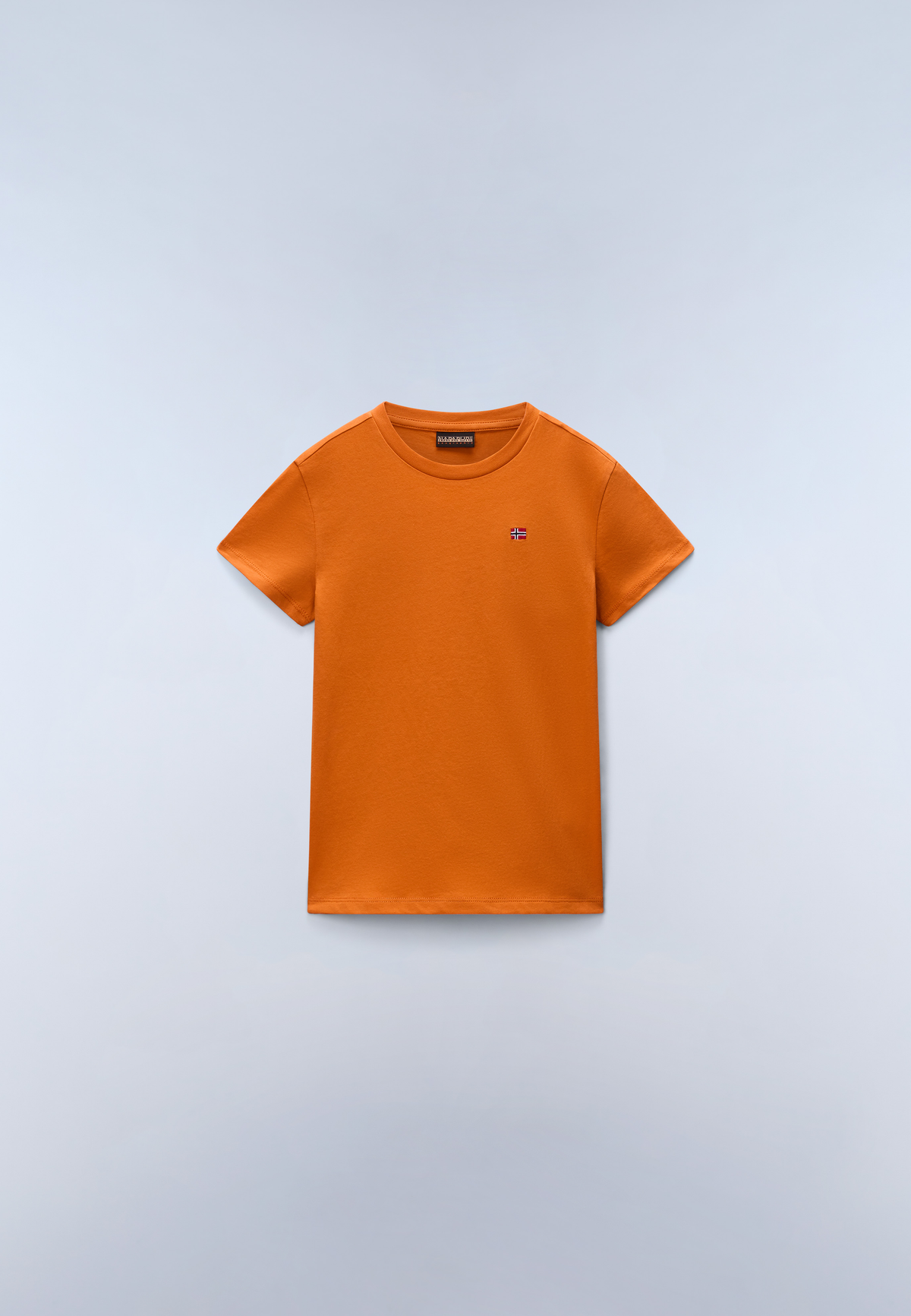 Salis Jersey Short Sleeve T-Shirt (4-16 Years) Orange Pumpkin - 1