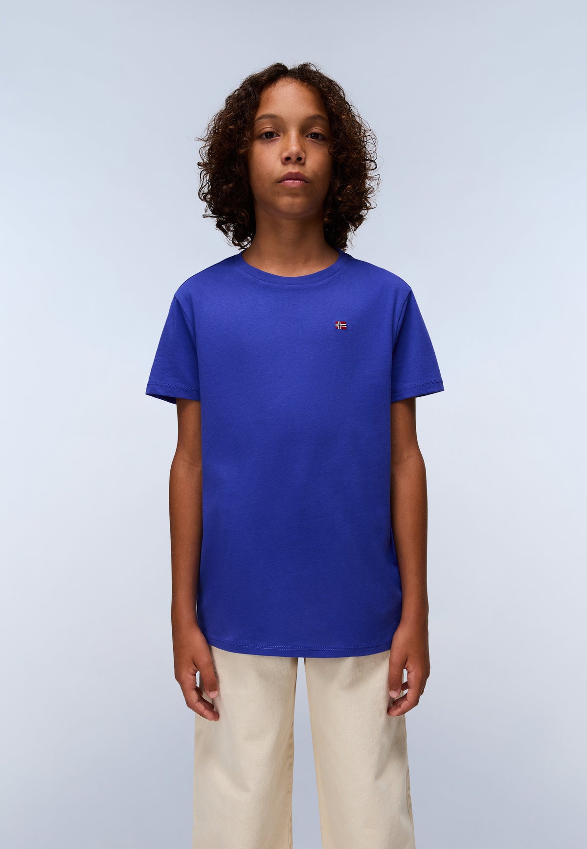 Salis Jersey Short Sleeve T-Shirt (4-16 Years) Royal Blue - 3