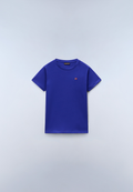 Salis Jersey Short Sleeve T-Shirt (4-16 Years) Royal Blue - 1