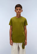 Salis Jersey Short Sleeve T-Shirt (4-16 Years) Green Avocado - 2