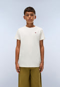 Salis Jersey Short Sleeve T-Shirt (4-16 Years) White Whisper - 2