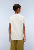 Salis Jersey Short Sleeve T-Shirt (4-16 Years) White Whisper - 3