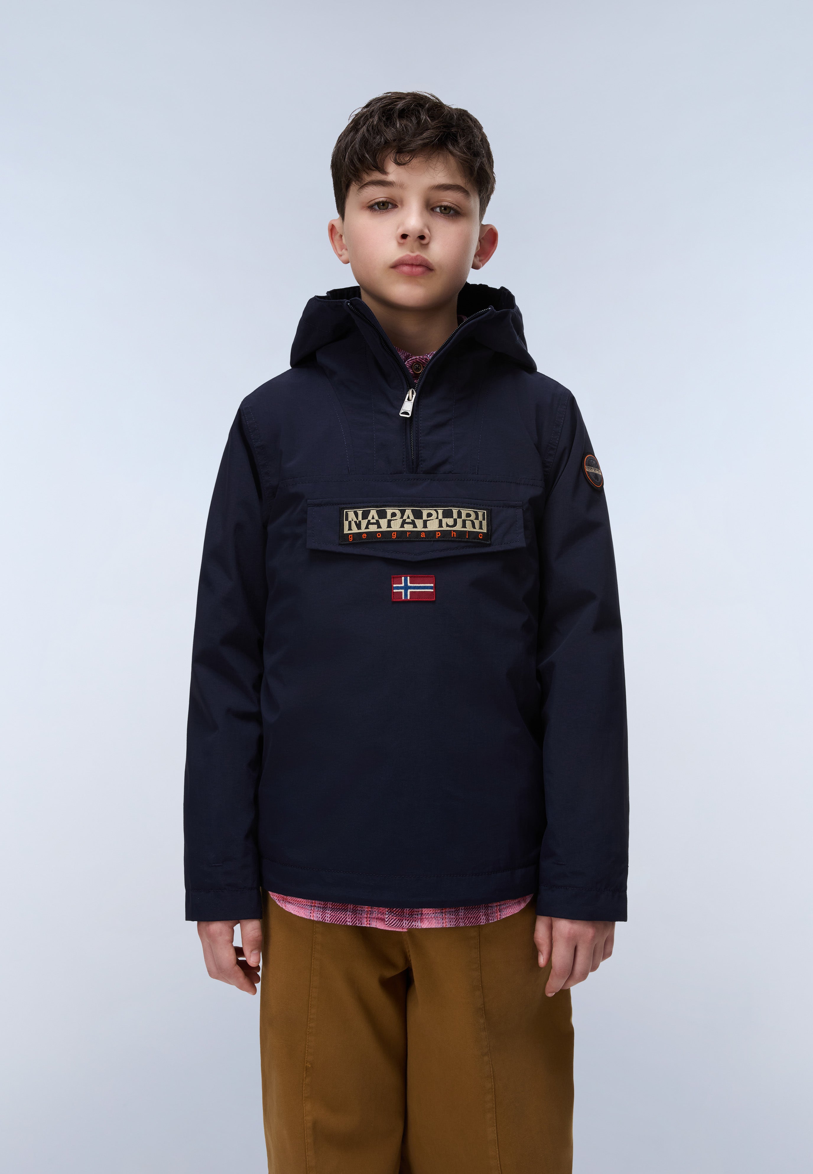 Napapijri Rainforest Summer Anorak Jacket (4-16 YEARS) Kids Dark Blue