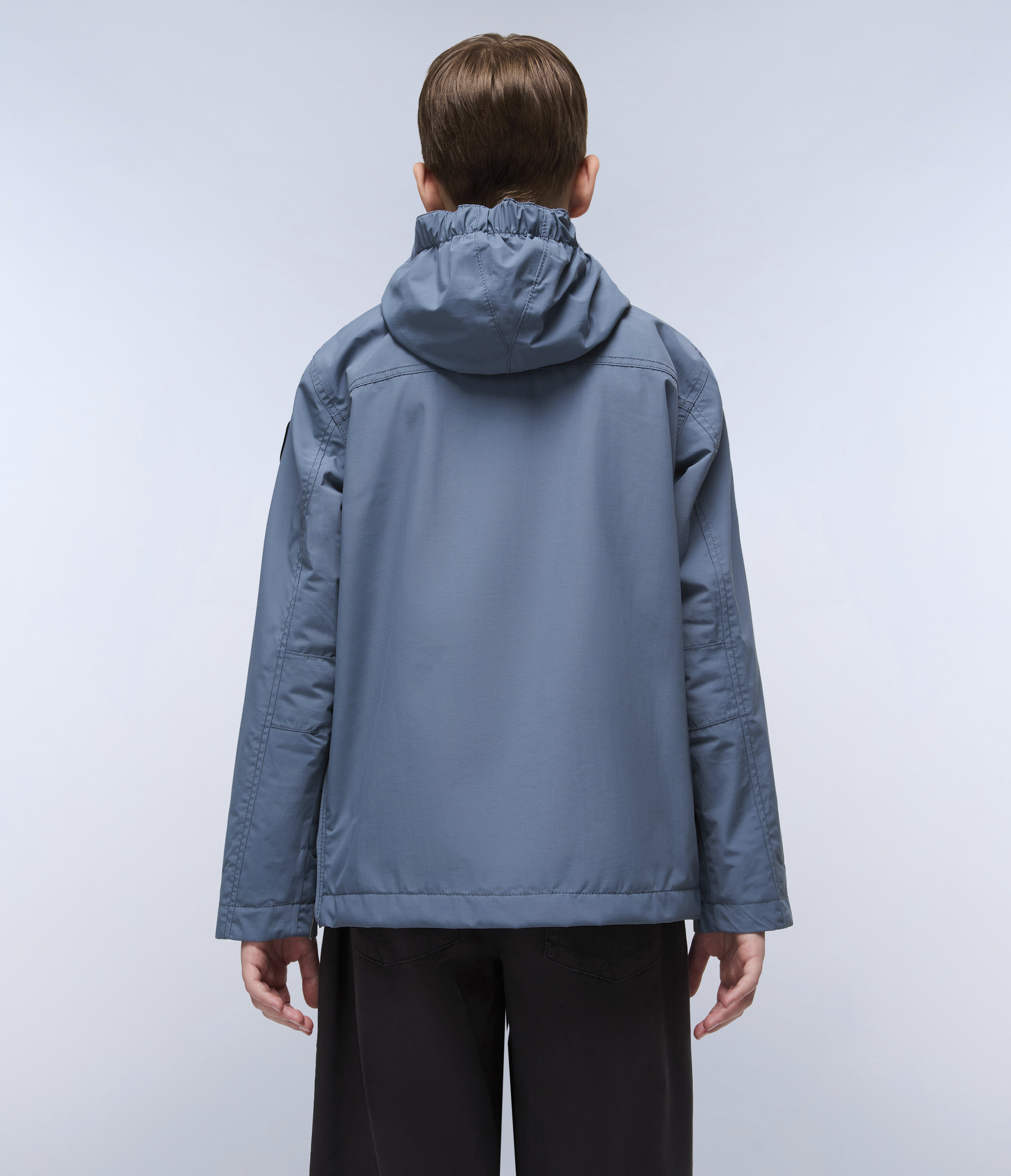 NAPAPIJRI グレー フード付きアノラックジャケット Rainforest Winter