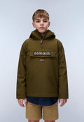 Rainforest Summer Anorak Jacket  (4-16 YEARS) Dark Green Olive - 3