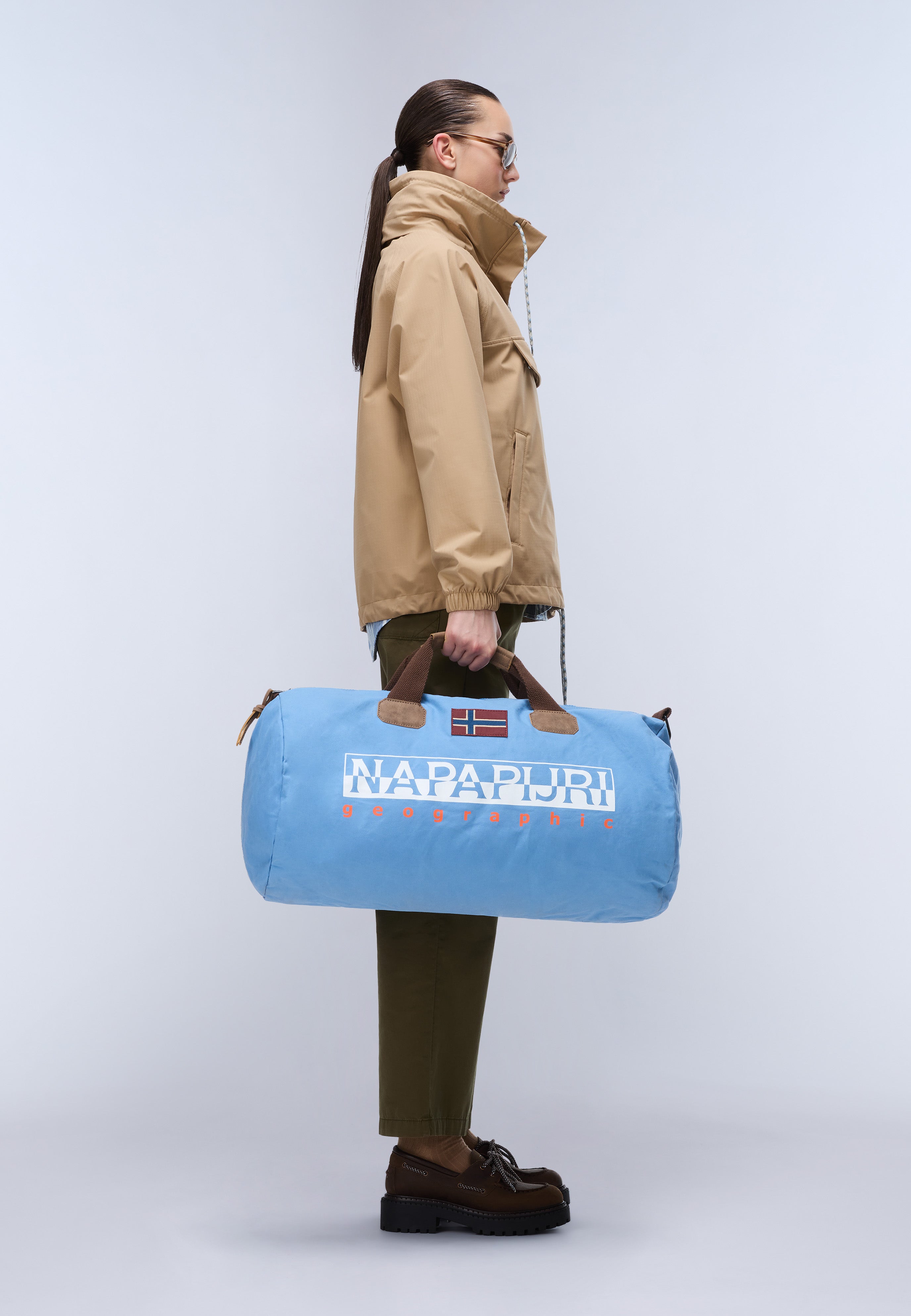 【正規品】アーセナル ハイバリー アンリ made in Portugal Bering Duffle Bag - 48 Lt - Light Blue