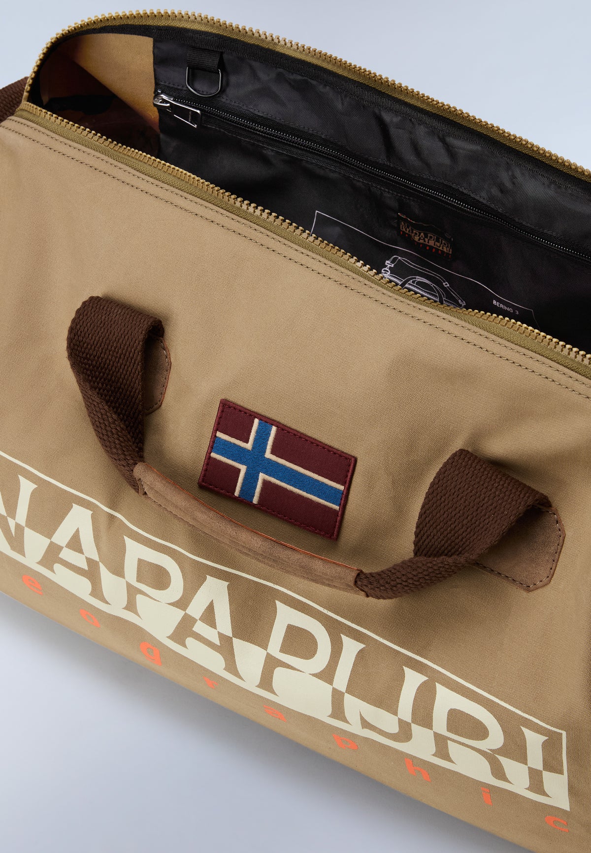 Bolso Duffle Bering - 48 litros Beige Petrified Oak - 6