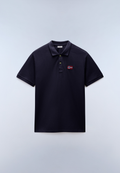 Emira Short Sleeve Polo Shirt Dark Blue - 1