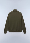 Napapijri Pull Zippé Damavand Vert Olive Night Homme - 2