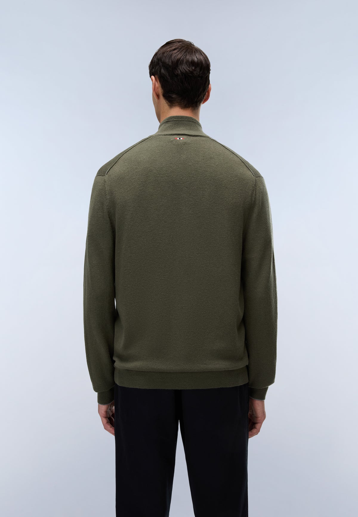 Napapijri Damavand Full-Zip Jumper Green Olive Night Men - 3