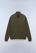 Napapijri Pull Zippé Damavand Vert Olive Night Homme - 1