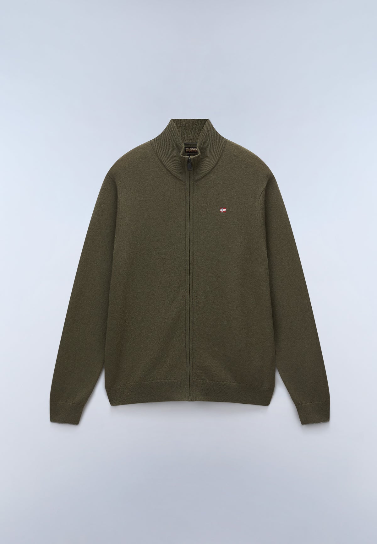 Napapijri Pull Zippé Damavand Vert Olive Night Homme - 1