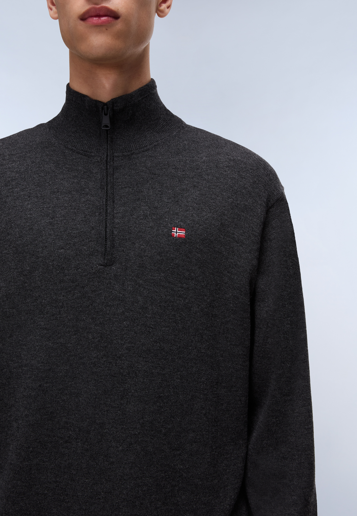 Maglione con Mezza Zip Damavand  - 5